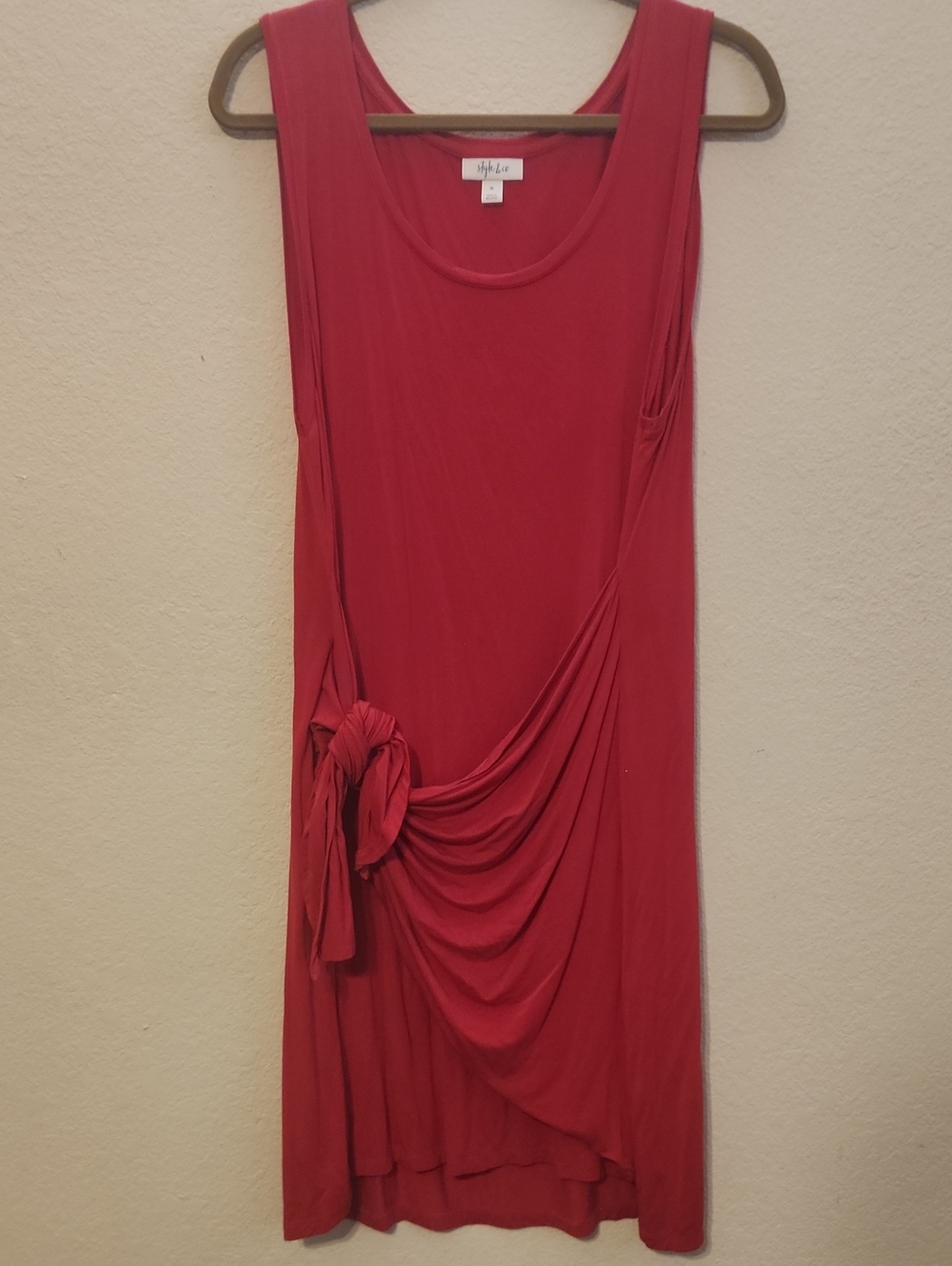 Style & Co. Red Tank Dress